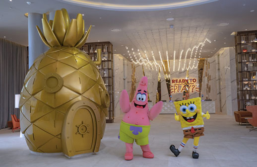 Un verano con Bob Esponja en los resorts de Nickelodeon 